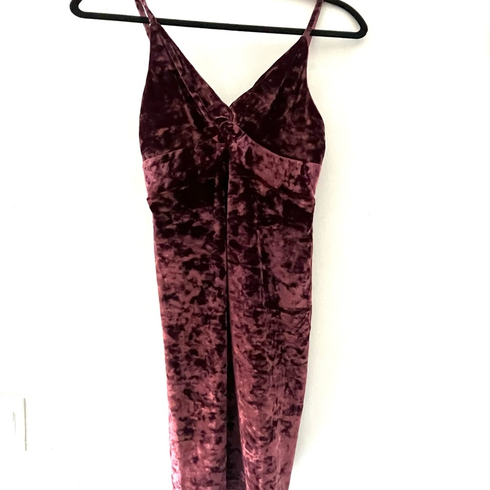 Free People Velvet Mini Dress